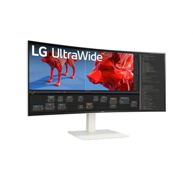 LG 37,5" 38WR85QC-W WQHD+ IPS 144Hz HDMI/DP/USB-C/USB/RJ45 ívelt monitor