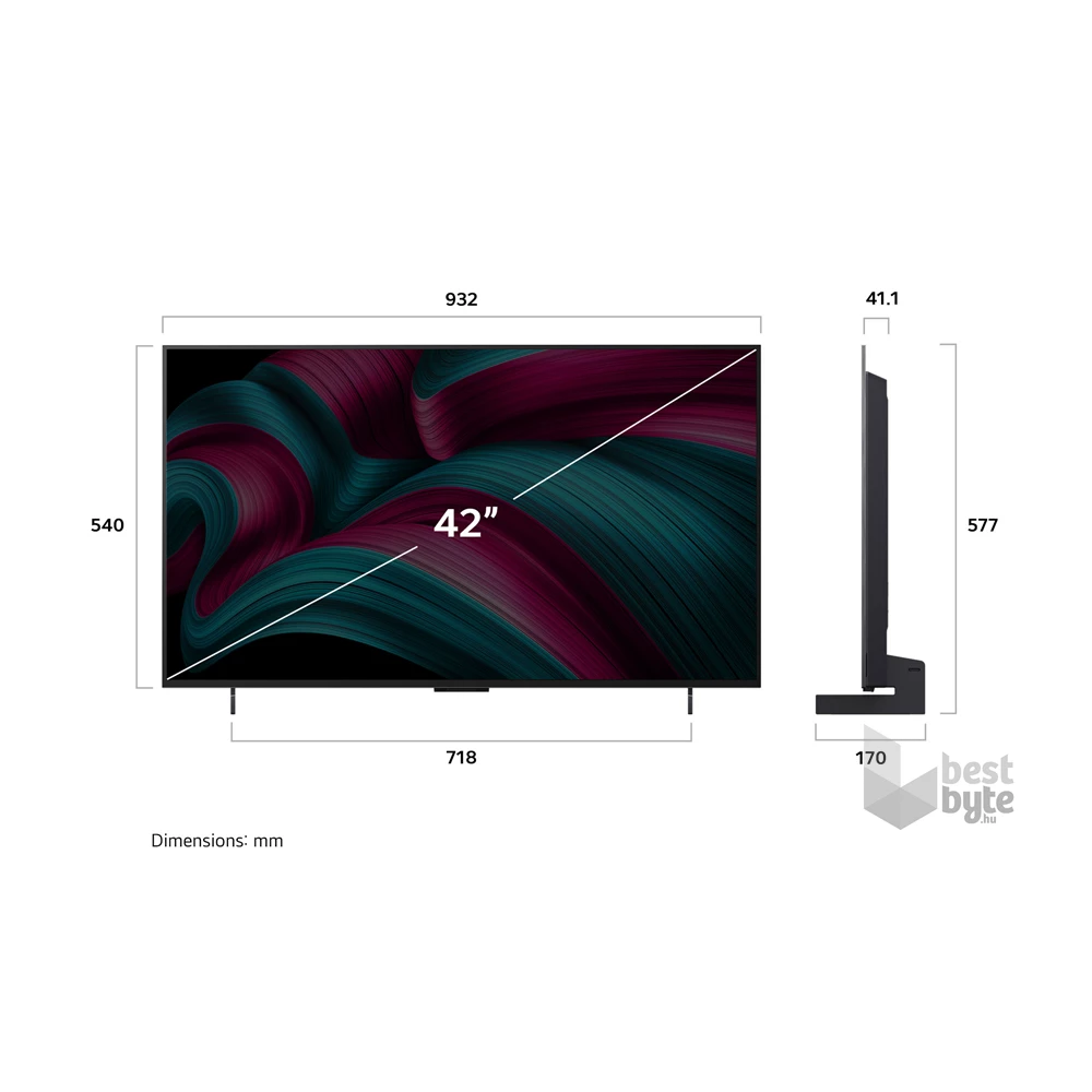 LG 42" OLED42C51LA 4K UHD AI Smart Gamer OLED evo TV