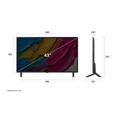 LG 43" 43QNED80A3A 4K UHD AI Smart QNED TV