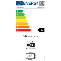 LG 43" 43UR781C0LK 4K UHD Smart LED TV