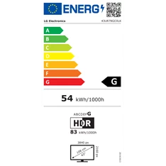 LG 43" 43UR78GC0LK 4K UHD Smart LED TV (Újracsomagolt)