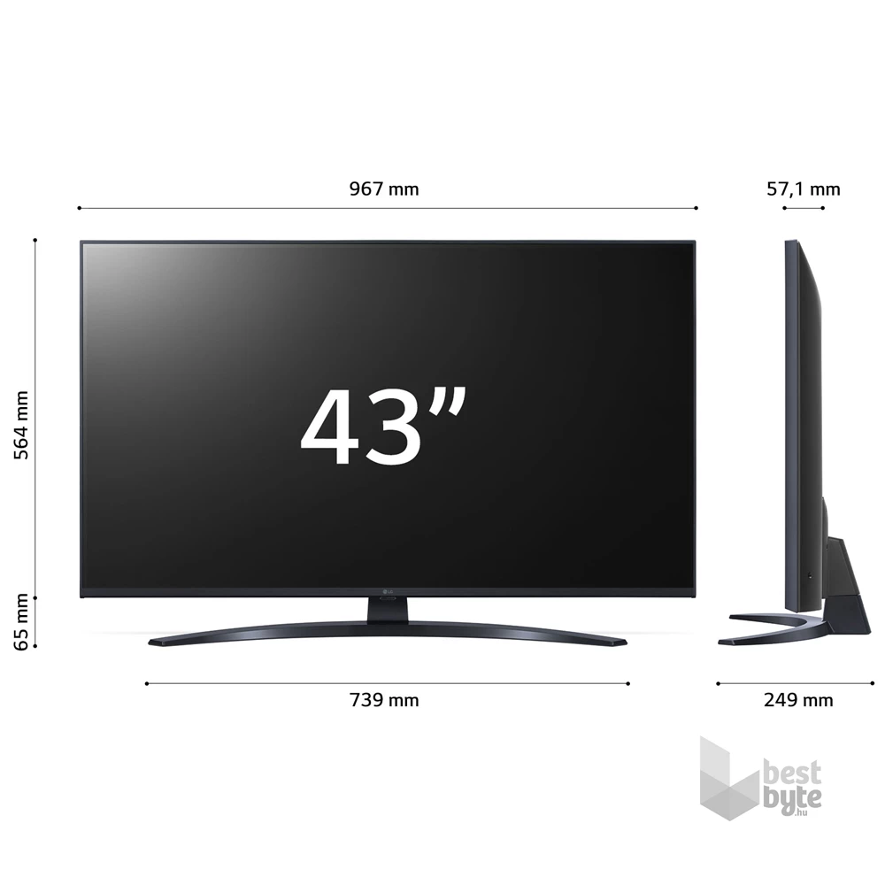 LG 43" 43UR81003LJ 4K UHD Smart LED TV