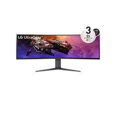 LG 45" 45GR75DC-B DQHD VA HDMI/DP/USB-C ívelt gamer monitor