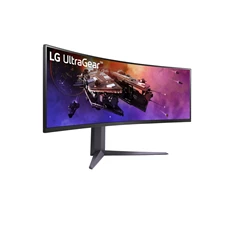 LG 45" 45GR75DC-B DQHD VA HDMI/DP/USB-C ívelt gamer monitor