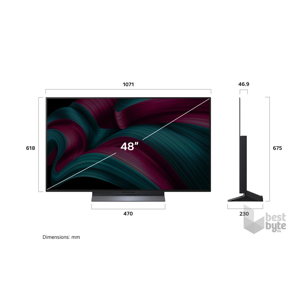 LG 48" OLED48C51LA 4K UHD AI Smart Gamer OLED evo TV