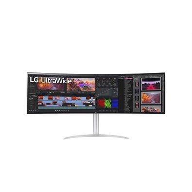 LG 49" 49WQ95C-W DQHD IPS 144Hz DP/HDMI/USB ívelt monitor