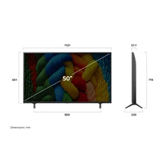 LG 50" 50NANO80A3B 4K UHD AI Smart NanoCell TV (Újracsomagolt)