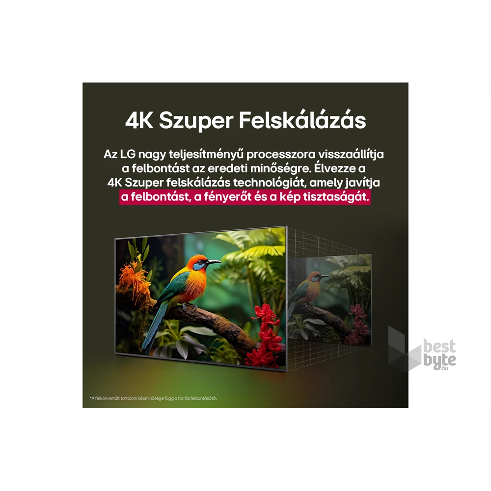LG 50" 50NANO80A3B 4K UHD AI Smart NanoCell TV (Újracsomagolt)