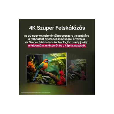LG 50" 50NANO80A3B 4K UHD AI Smart NanoCell TV (Újracsomagolt)