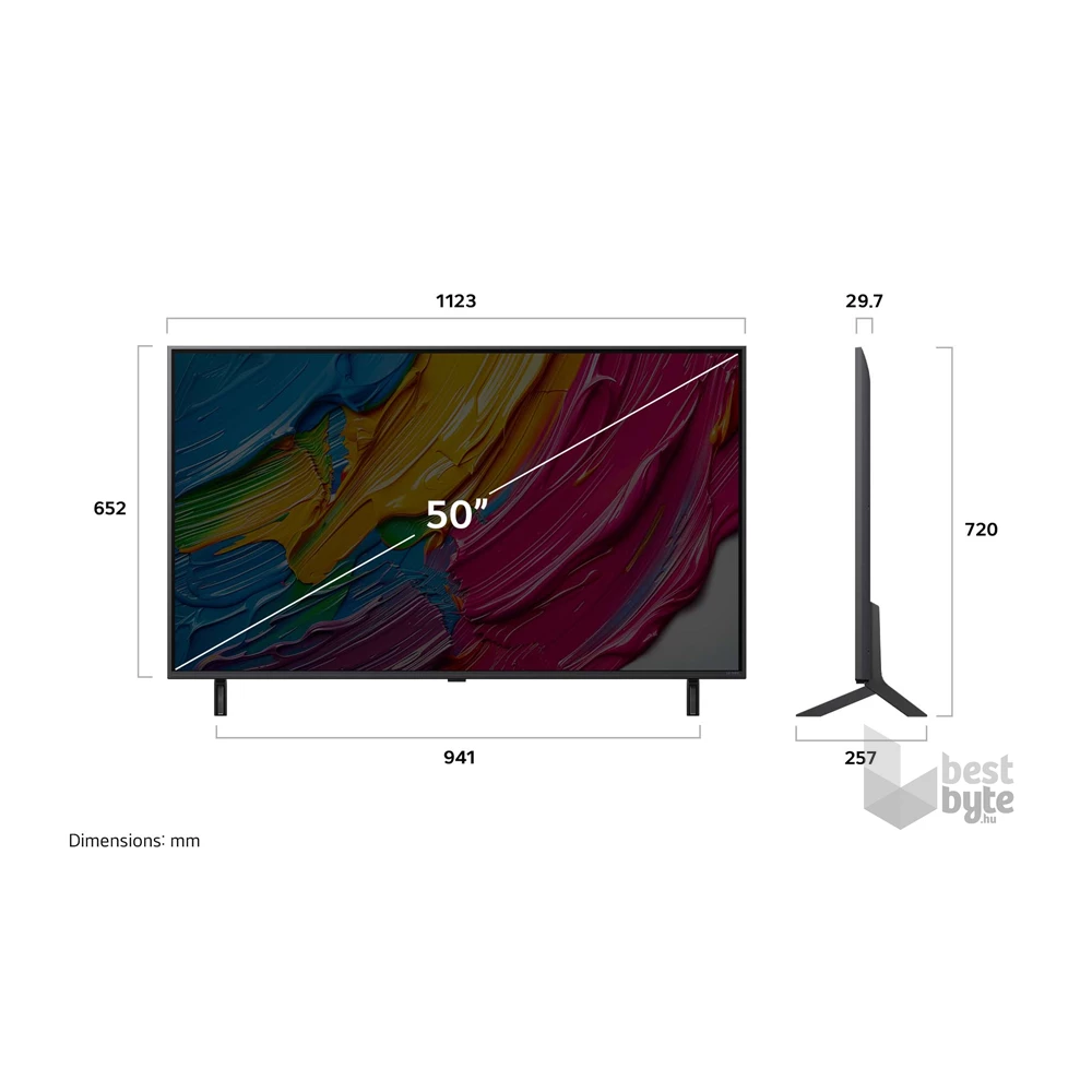 LG 50" 50QNED80A3A 4K UHD AI Smart QNED TV