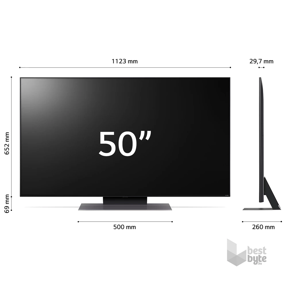 LG 50" 50QNED823RE 4K UHD QNED TV