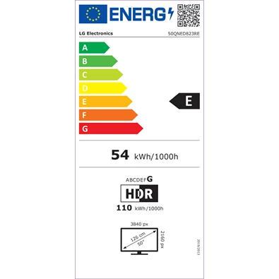 LG 50" 50QNED823RE 4K UHD QNED TV