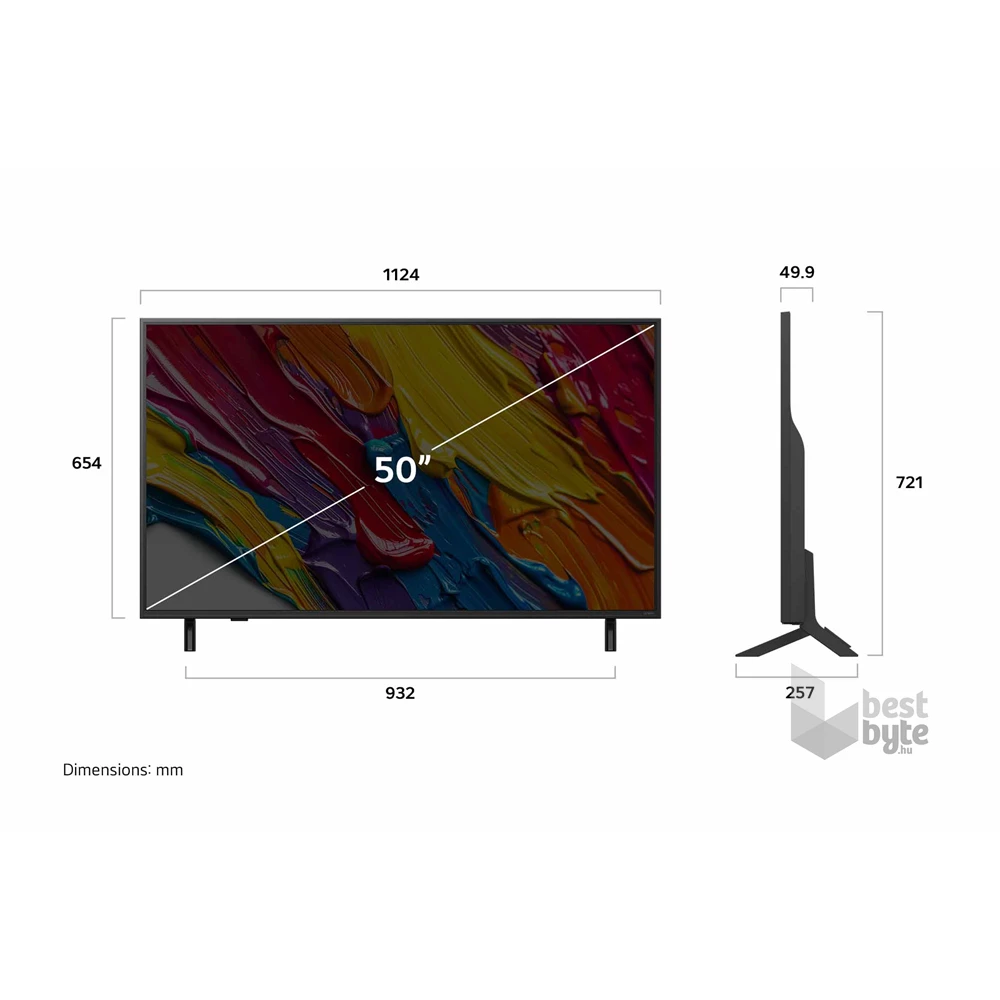 LG 50" 50QNED82A3B 4K UHD AI Smart QNED TV