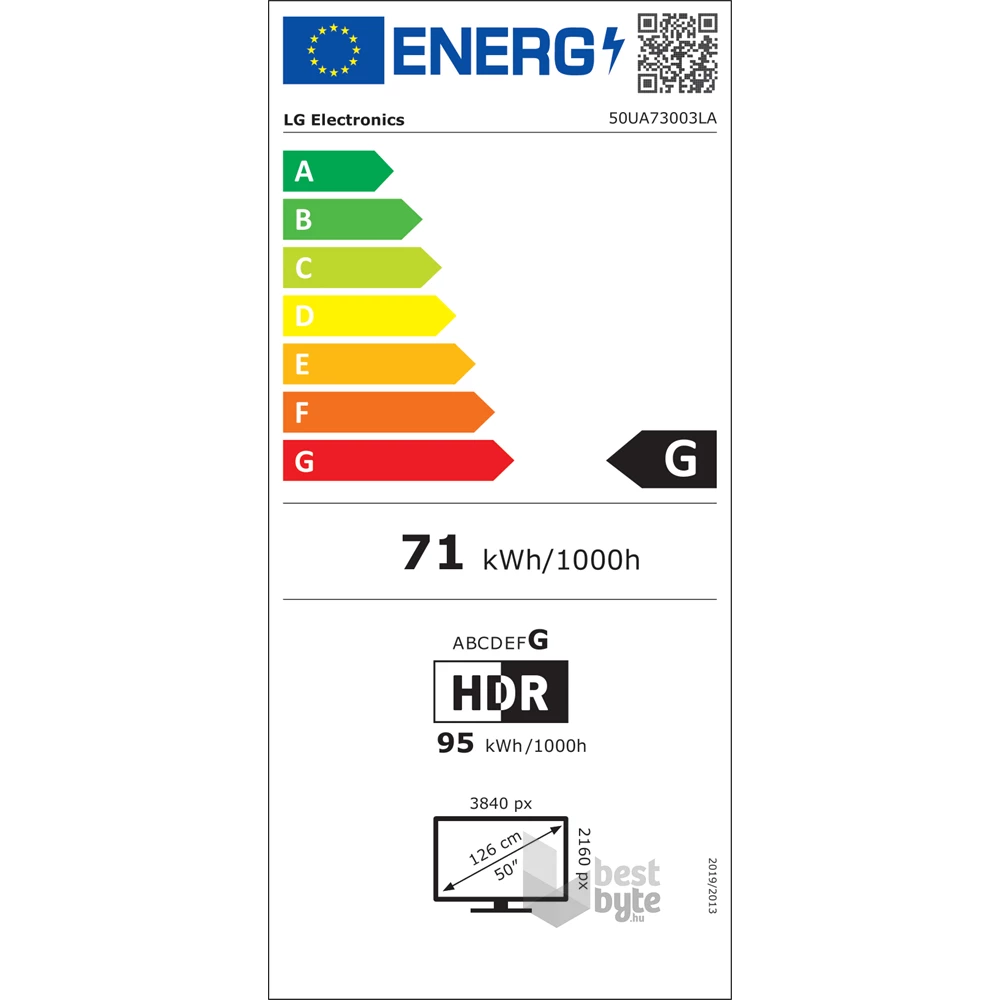 LG 50" 50UA73003LA 4K UHD AI Smart TV
