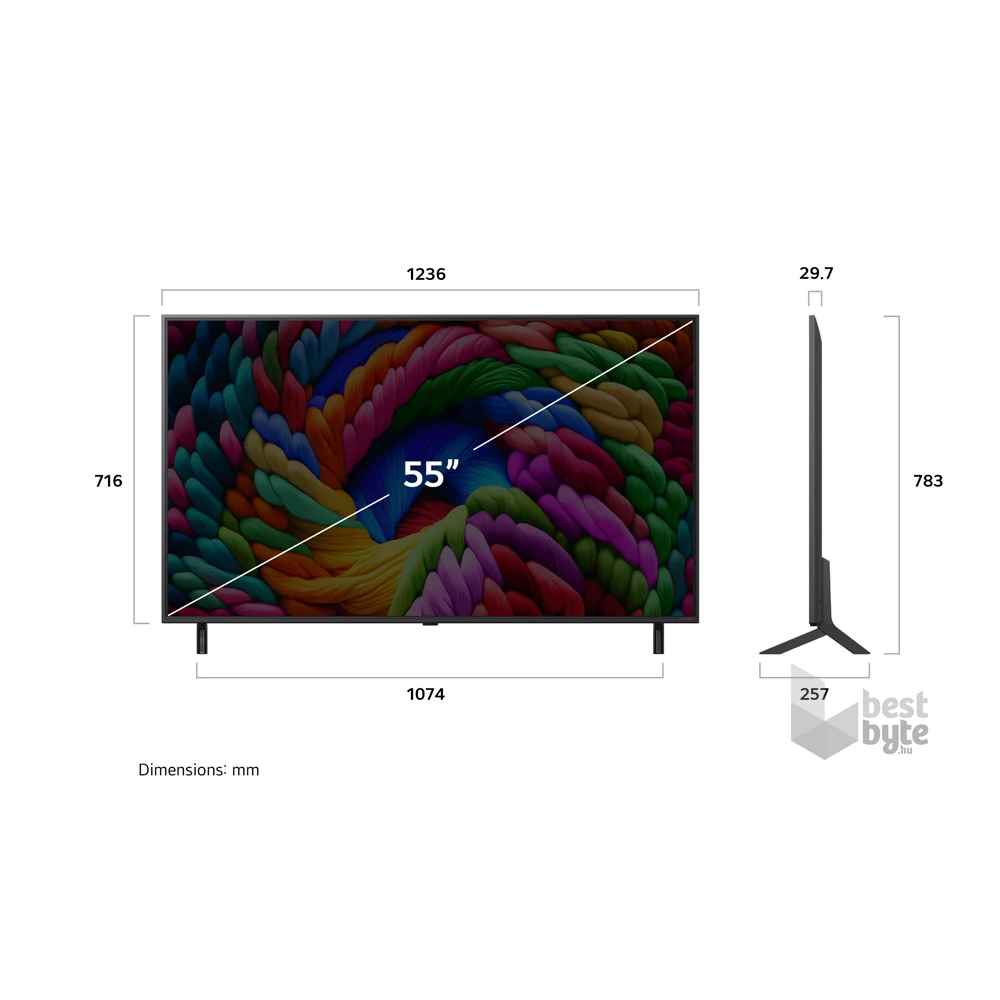 LG 55" 55NANO90A3B 4K UHD AI Smart NanoCell TV