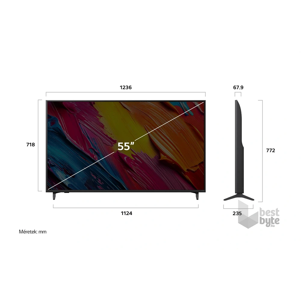 LG 55" 55QNED70A6A 4K UHD AI Smart QNED TV