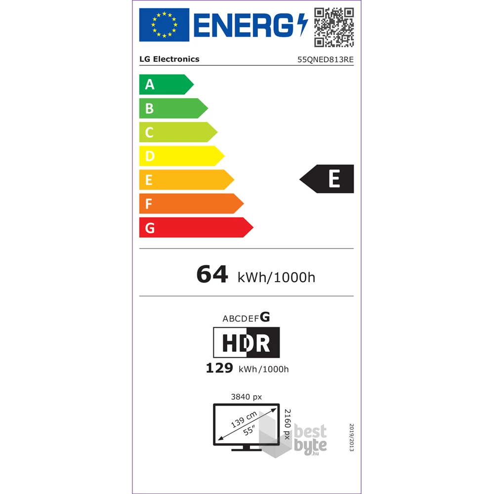 LG 55" 55QNED813RE 4K UHD QNED TV