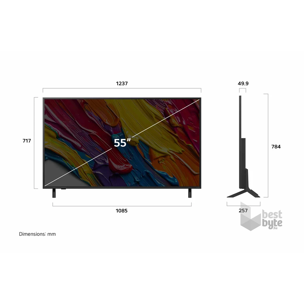 LG 55" 55QNED82A3B 4K UHD AI Smart QNED TV