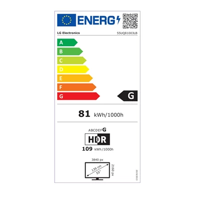 LG 55" 55UQ81003LB 4K UHD Smart LED TV (Újracsomagolt)