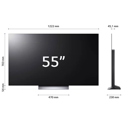 LG 55" OLED55C31LA 4K UHD OLED evo TV (Újracsomagolt)