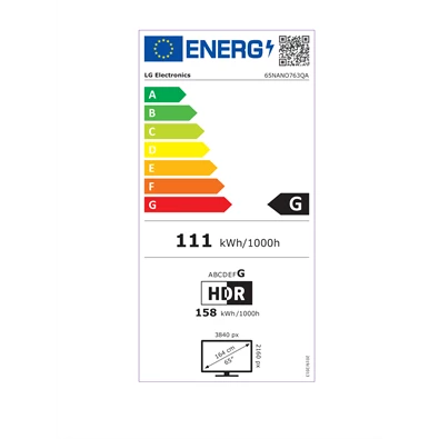 LG 65" 65NANO763QA 4K UHD NanoCell Smart LED TV