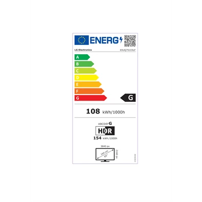 LG 65" 65UQ751C0LF 4K UHD Smart LED LCD TV