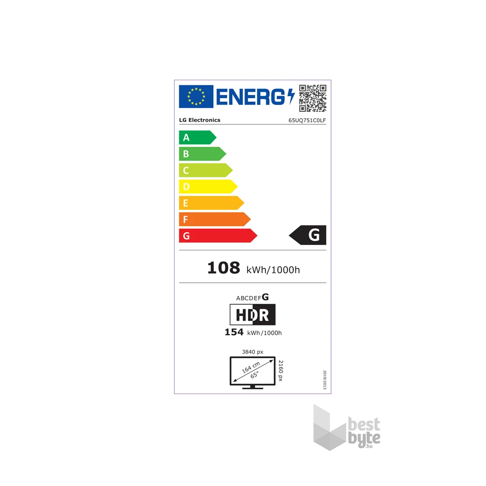 LG 65" 65UQ751C0LF 4K UHD Smart LED LCD TV