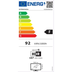 LG 65" OLED65B53LA 4K UHD AI Smart Gamer OLED TV