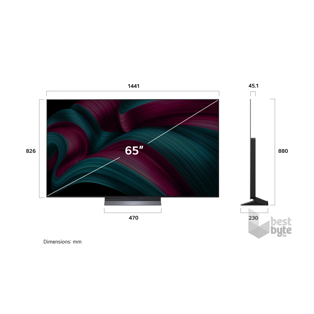 LG 65" OLED65C51LA 4K UHD AI Smart Gamer OLED evo TV