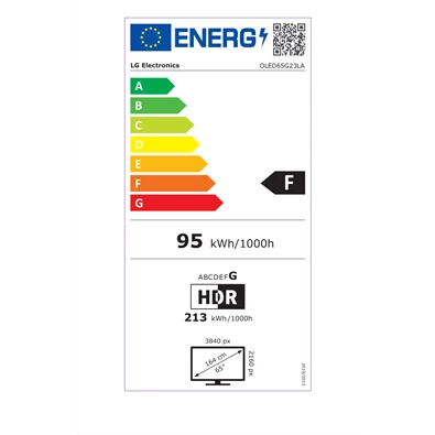 LG 65" OLED65G23LA 4K UHD Smart OLED TV