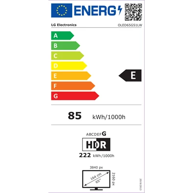 LG 65" OLED65G51LW 4K UHD AI Smart Gamer OLED evo TV
