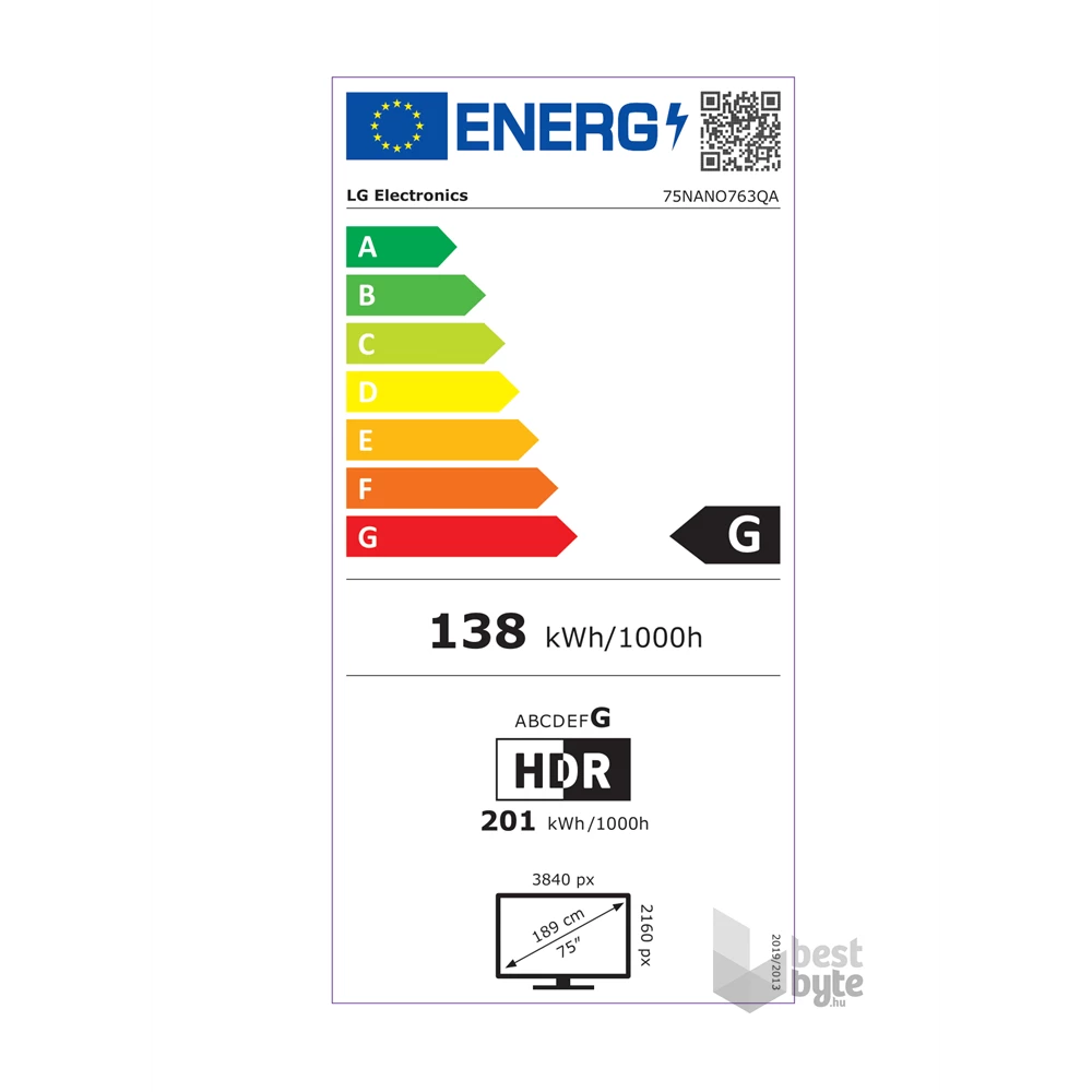 LG 75" 75NANO763QA 4K UHD NanoCell Smart LED TV