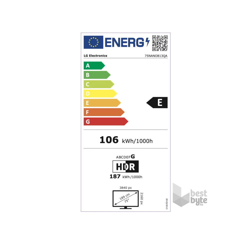 LG 75" 75NANO813QA 4K UHD NanoCell Smart LED TV