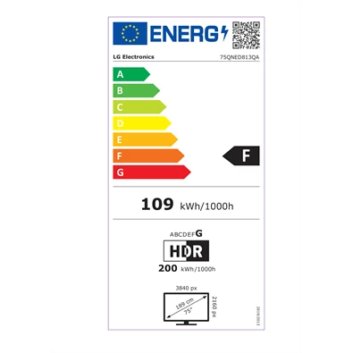 LG 75" 75QNED813QA 4K UHD Smart QNED TV