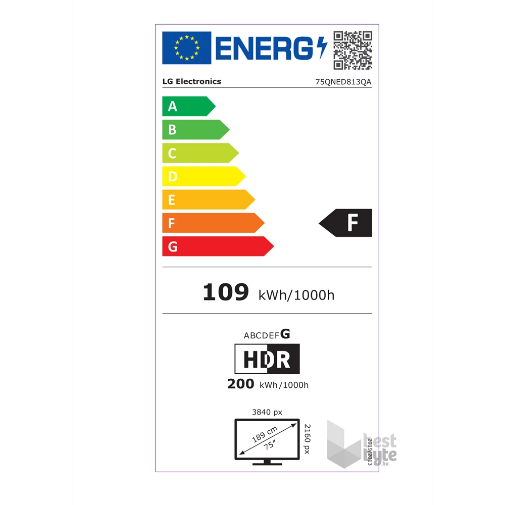 LG 75" 75QNED813QA 4K UHD Smart QNED TV
