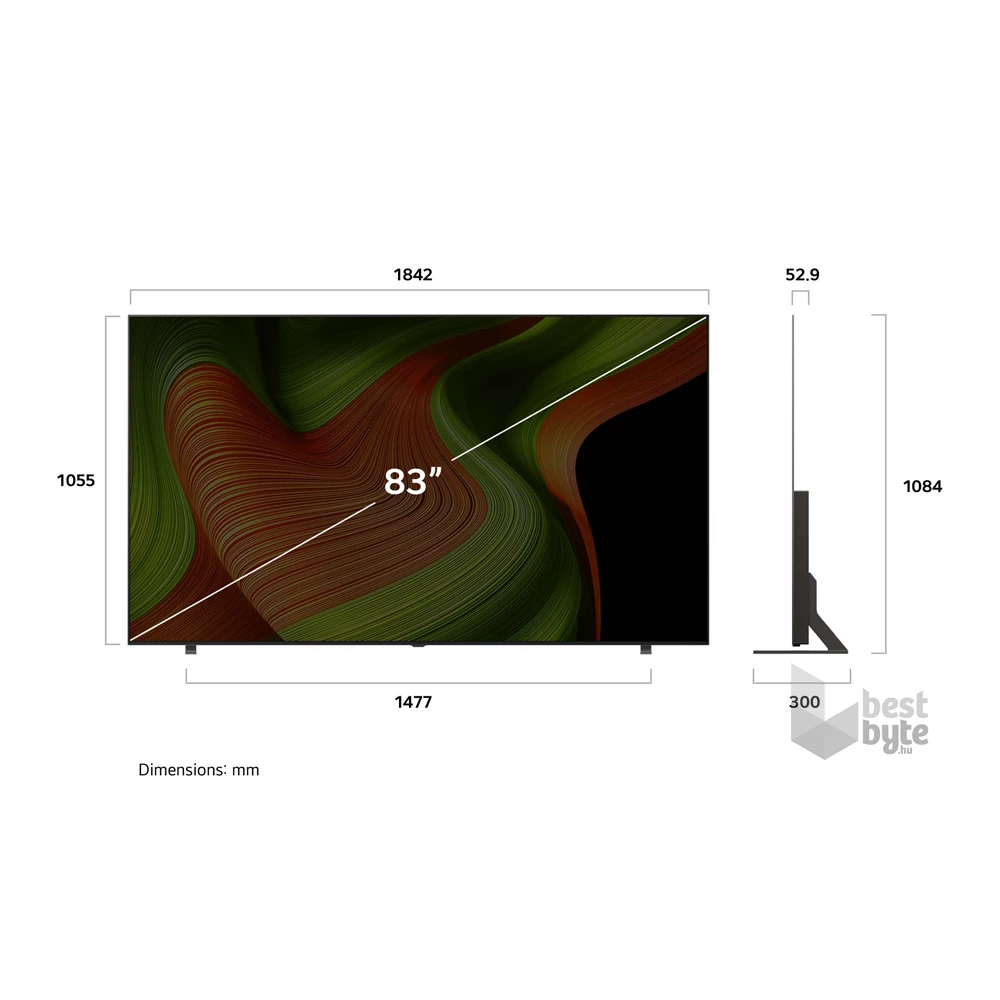 LG 83" OLED83B53LA 4K UHD AI Smart Gamer OLED TV