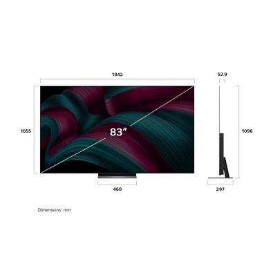 LG 83" OLED83C51LA 4K UHD AI Smart Gamer OLED evo TV