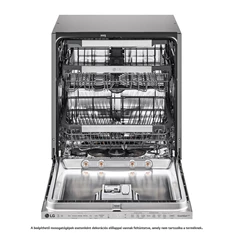 LG DB425TXS programok száma: 10, beépíthető, 14 terítékes mosogatógép 