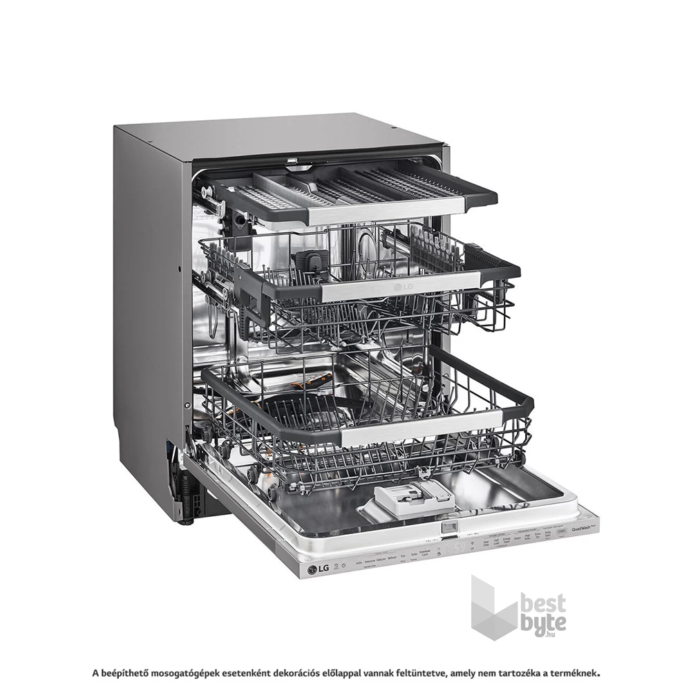 LG DB425TXS programok száma: 10, beépíthető, 14 terítékes mosogatógép 