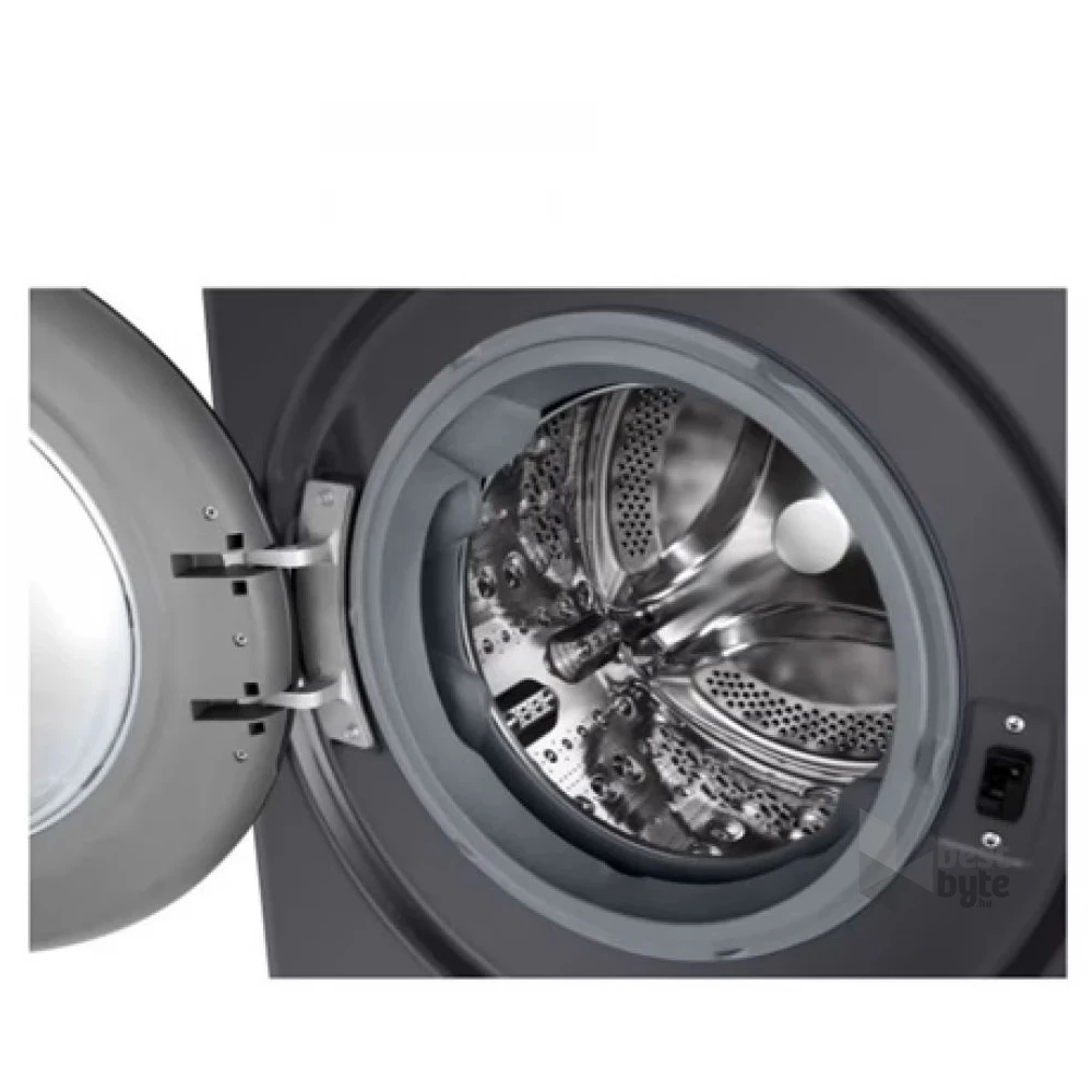 LG F2WR508SBM inox, elöltöltős, keskeny, max.1200ford., 8 kg, mosógép