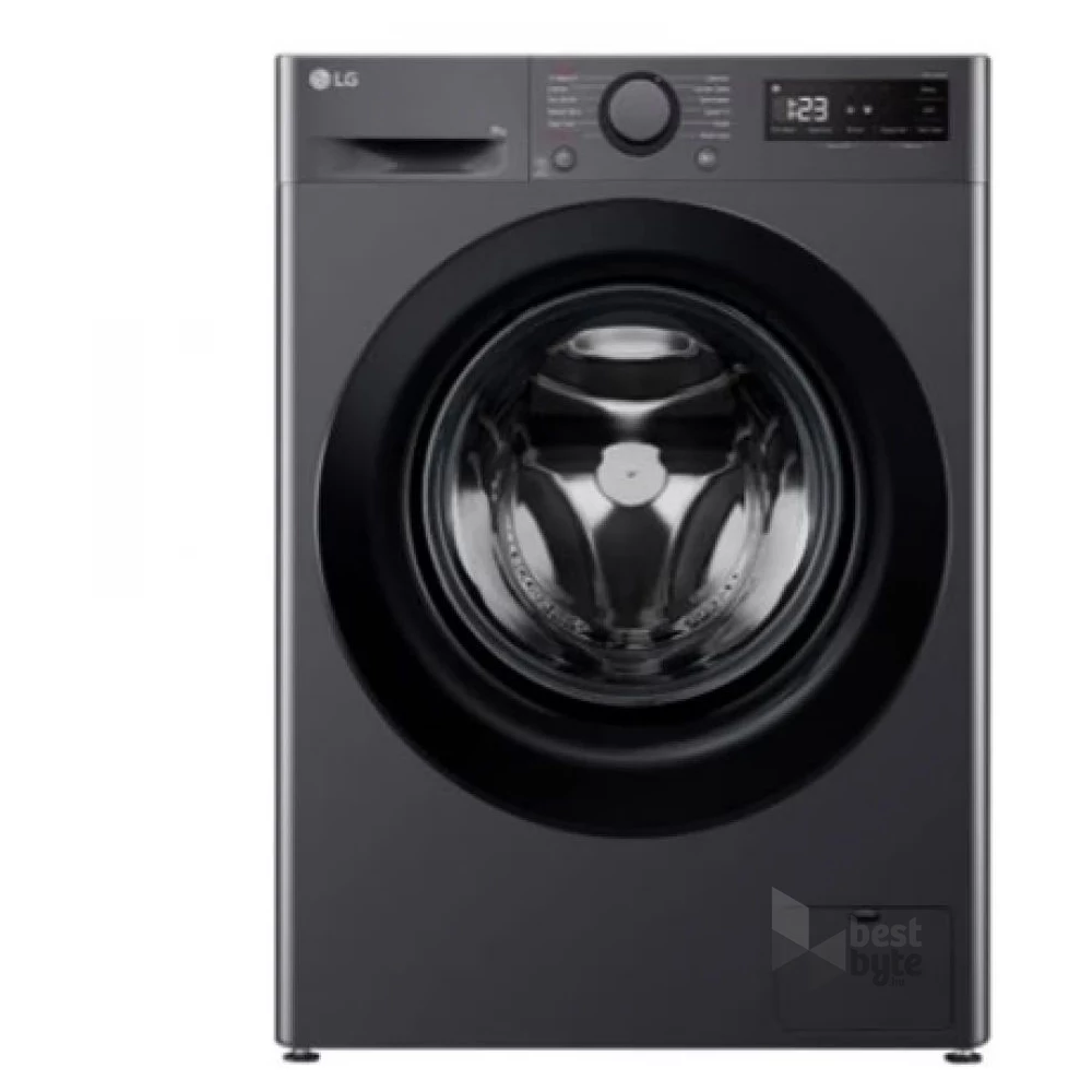 LG F2WR508SBM inox, elöltöltős, keskeny, max.1200ford., 8 kg, mosógép