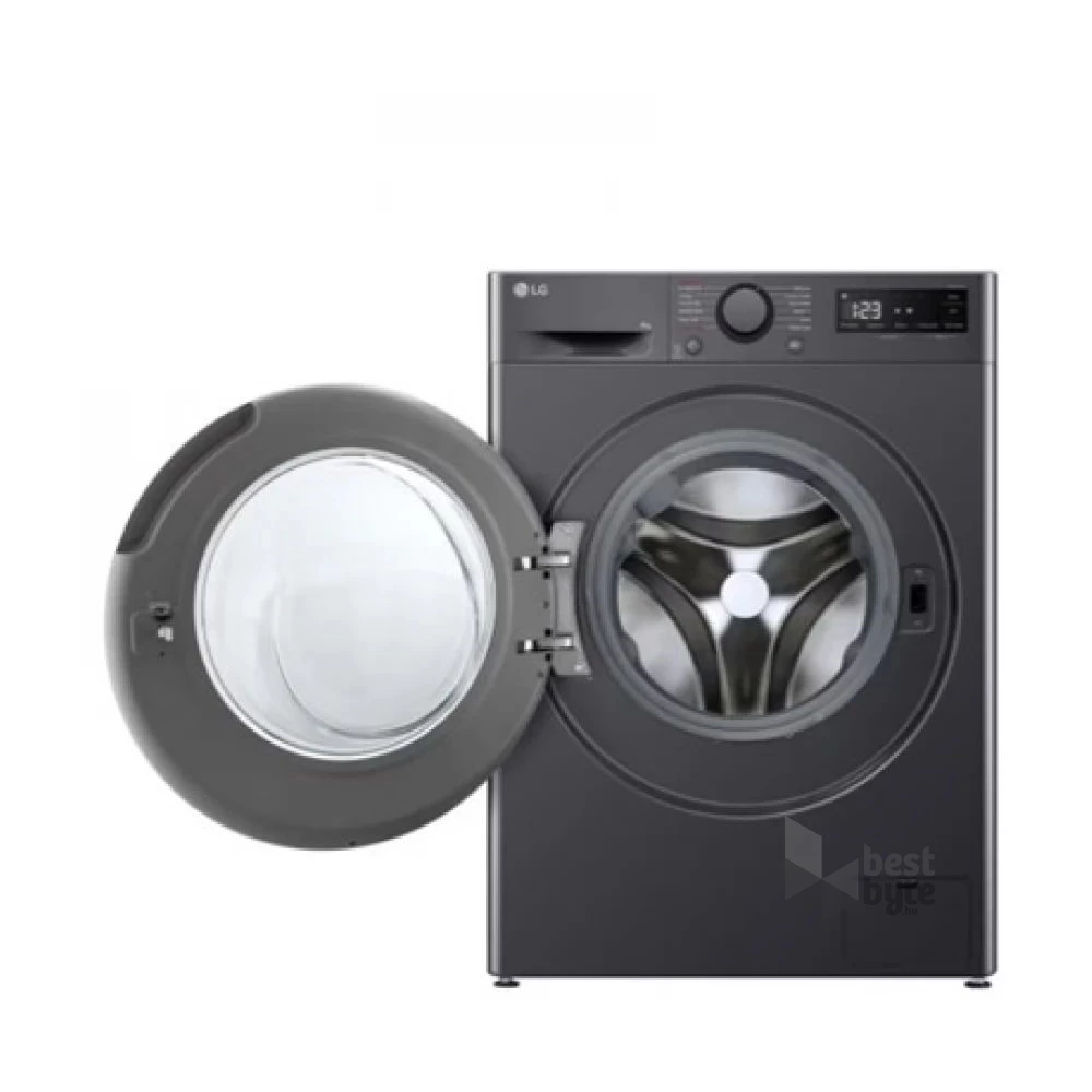 LG F2WR508SBM inox, elöltöltős, keskeny, max.1200ford., 8 kg, mosógép