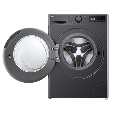 LG F2WR508SBM keskeny 8 kg sötét inox elöltöltős mosógép