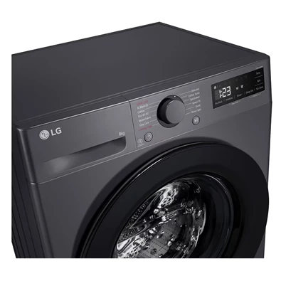 LG F2WR508SBM keskeny 8 kg sötét inox elöltöltős mosógép