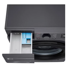 LG F2WR508SBM keskeny 8 kg sötét inox elöltöltős mosógép