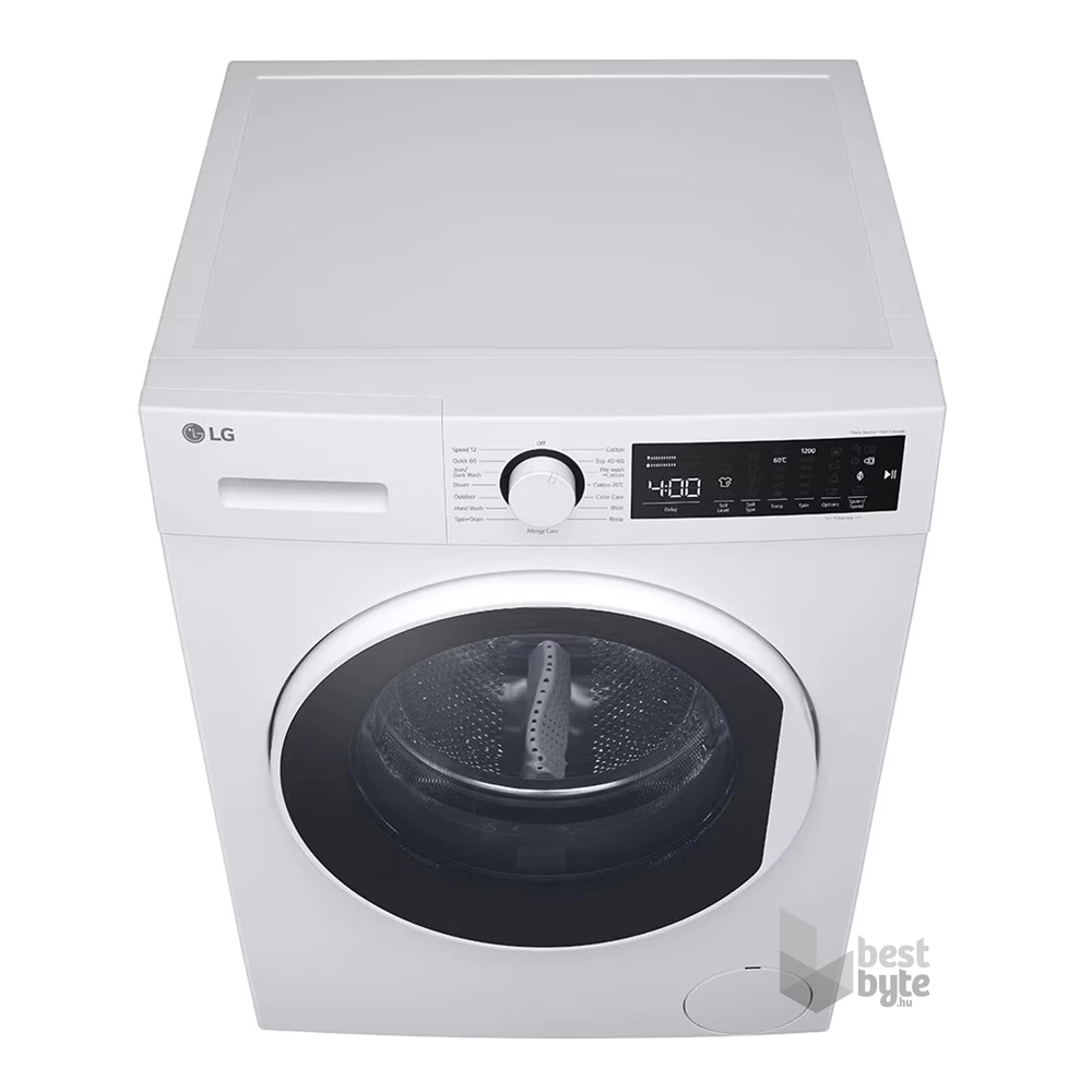 LG F2WT208S0E fehér, elöltöltős, max.1200ford., 8 kg, mosógép