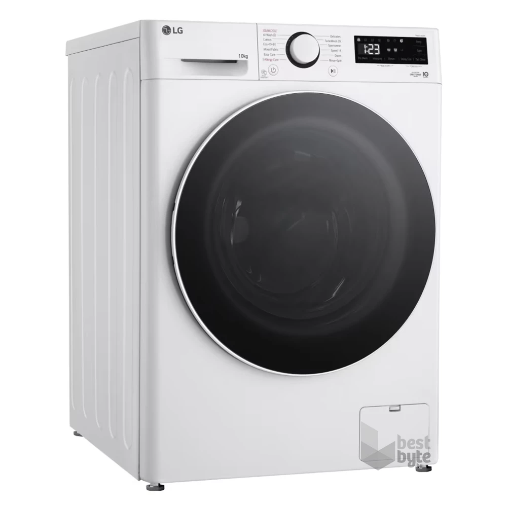 LG F4WR510S0W fehér, elöltöltős, max.1400ford., 10 kg, mosógép