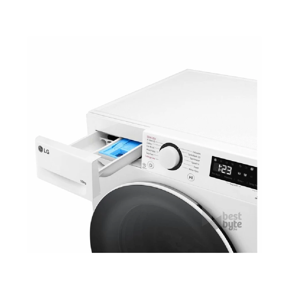 LG F4WR510S0W fehér, elöltöltős, max.1400ford., 10 kg, mosógép