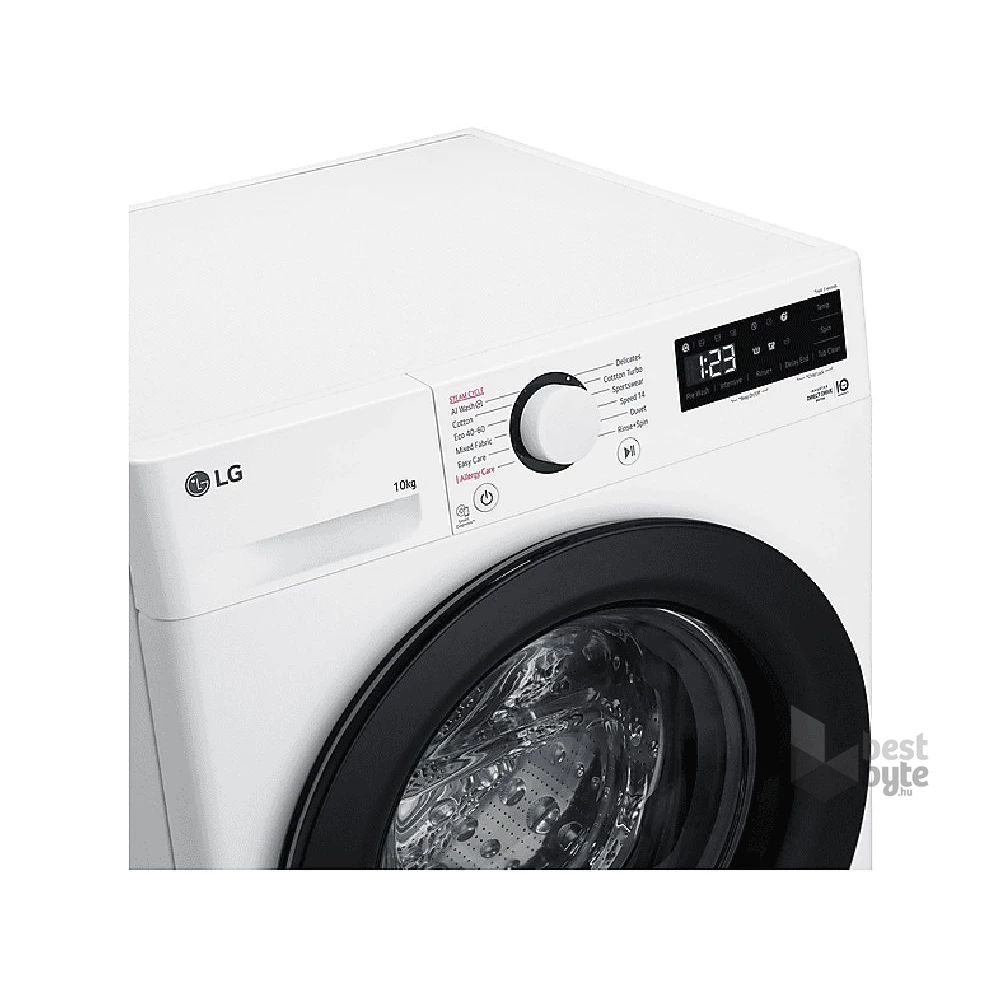 LG F4WR510SBW fehér, elöltöltős, max.1400ford., 10 kg, mosógép
