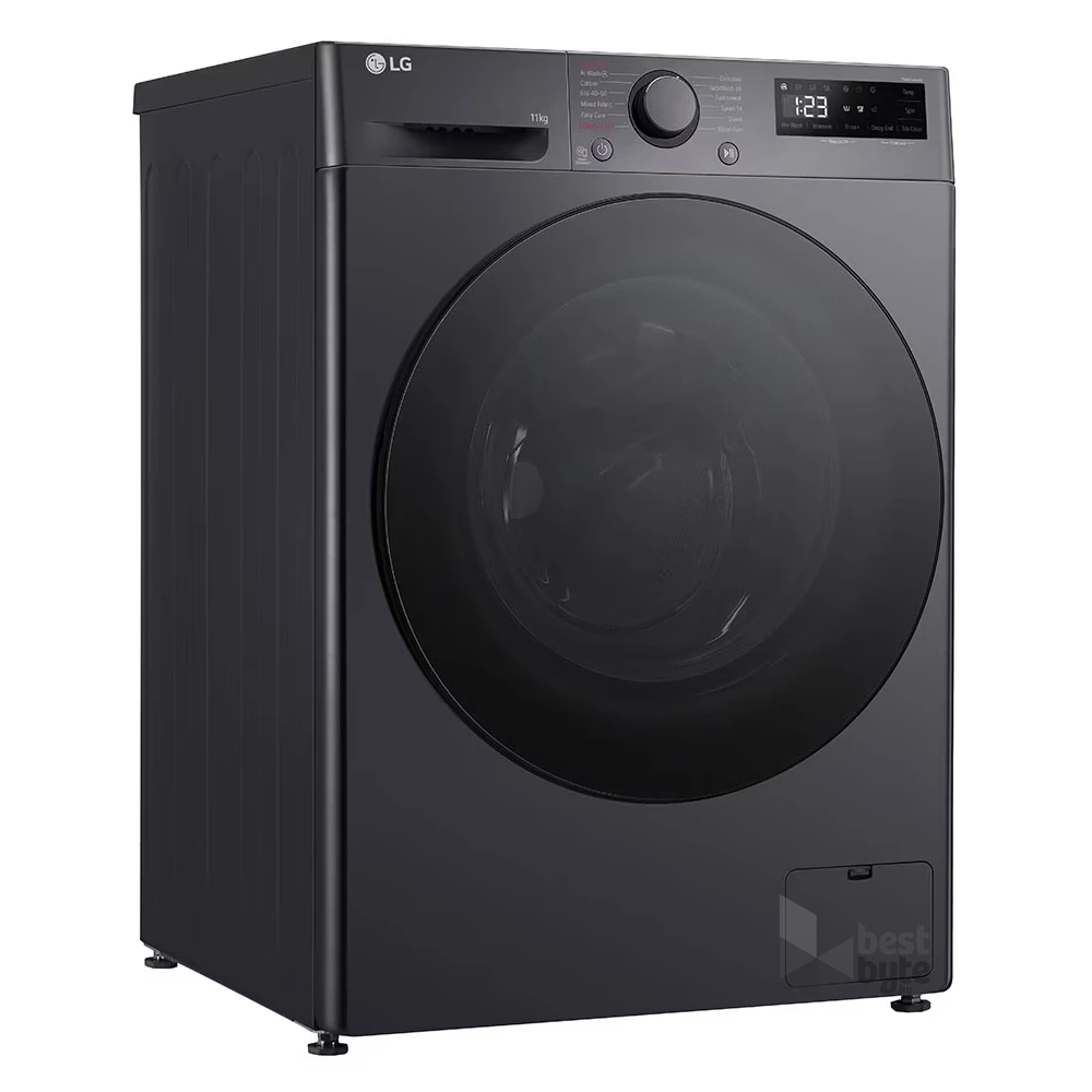 LG F4WR511S2M inox, elöltöltős, max.1400ford., 11 kg, mosógép